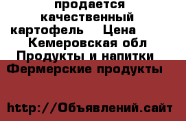 продается качественный  картофель! › Цена ­ 10 - Кемеровская обл. Продукты и напитки » Фермерские продукты   